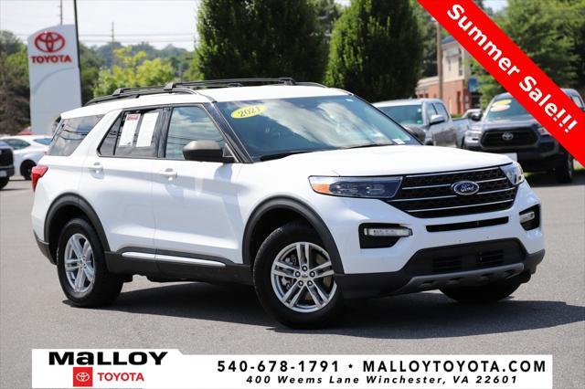 used 2021 Ford Explorer car, priced at $28,747