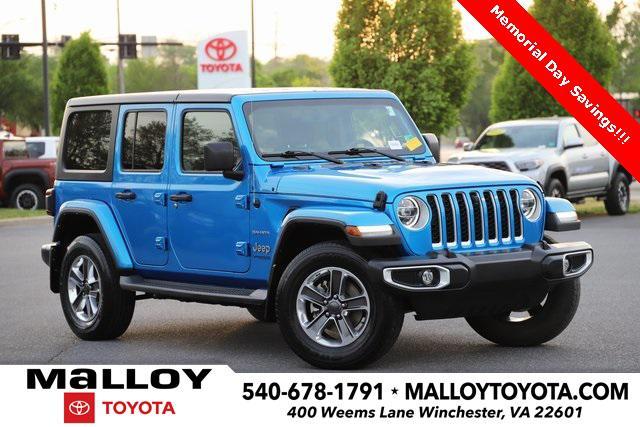 used 2022 Jeep Wrangler Unlimited car, priced at $33,587