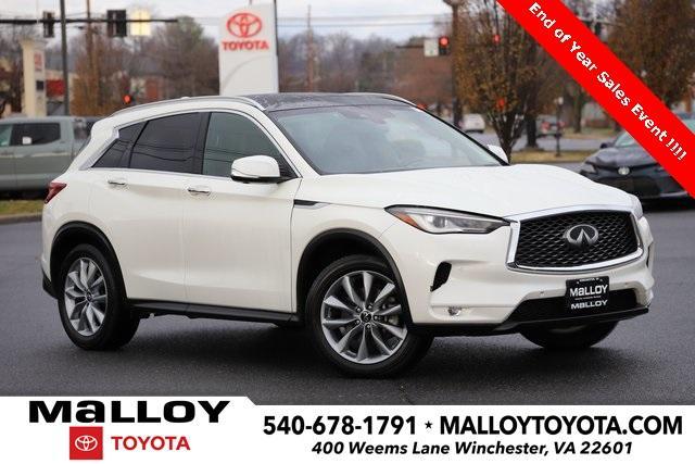 used 2022 INFINITI QX50 car, priced at $29,217