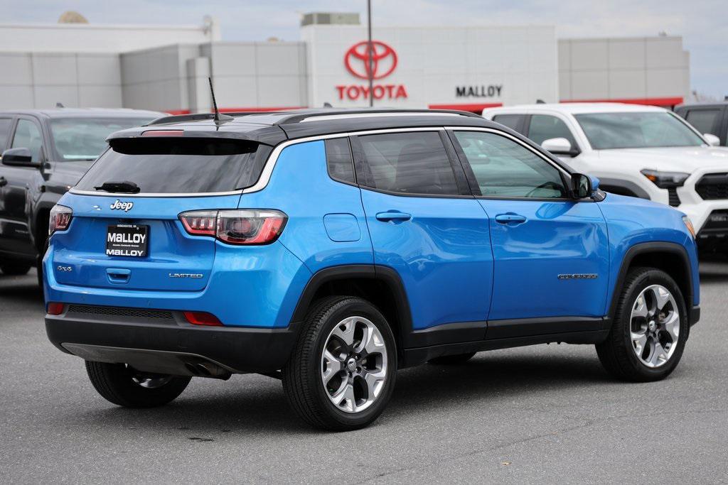 used 2021 Jeep Compass car, priced at $17,997