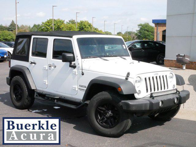 used 2017 Jeep Wrangler Unlimited car, priced at $16,785