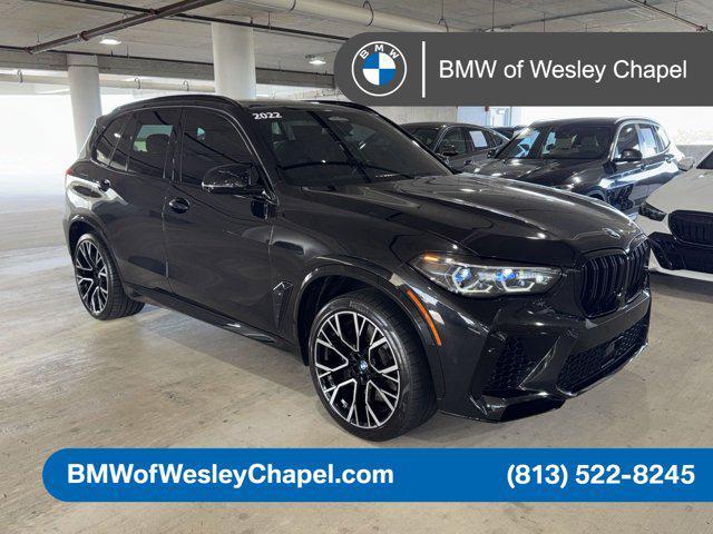 used 2022 BMW X5 M car, priced at $74,900