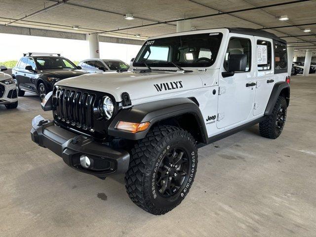 used 2021 Jeep Wrangler Unlimited car, priced at $32,000