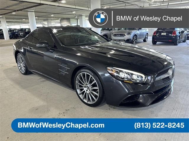 used 2019 Mercedes-Benz SL 550 car, priced at $71,408