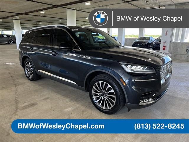 used 2021 Lincoln Aviator car, priced at $38,200