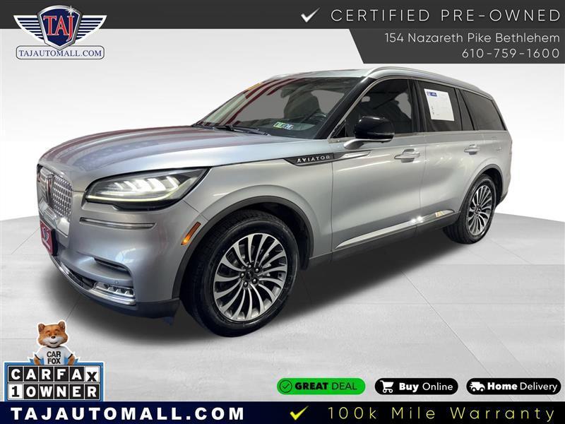 used 2021 Lincoln Aviator car, priced at $27,955