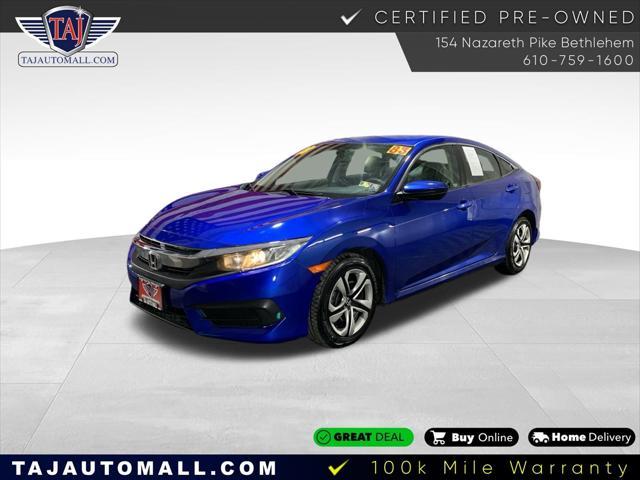 used 2018 Honda Civic car, priced at $15,477