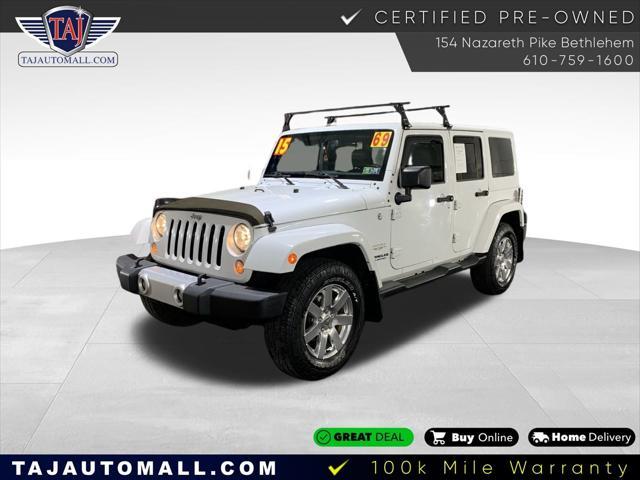 used 2015 Jeep Wrangler Unlimited car, priced at $22,995