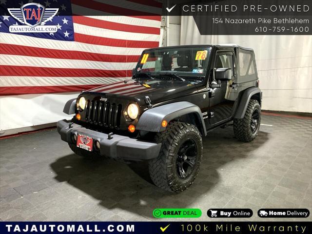 used 2011 Jeep Wrangler car, priced at $16,877