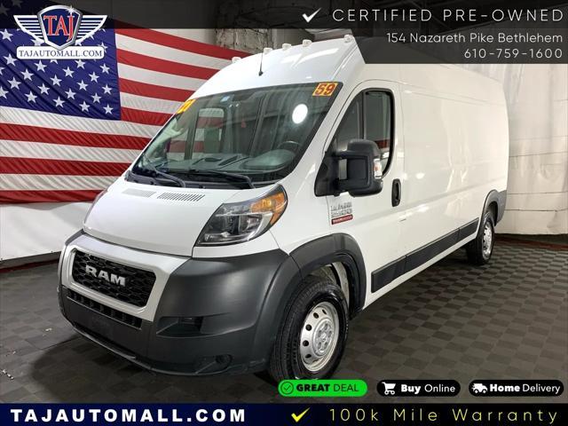 used 2021 Ram ProMaster 2500 car, priced at $29,555