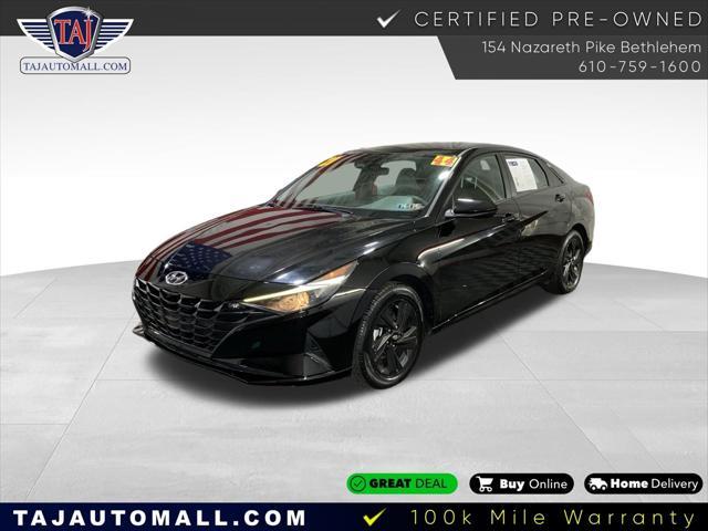 used 2021 Hyundai Elantra car, priced at $17,333