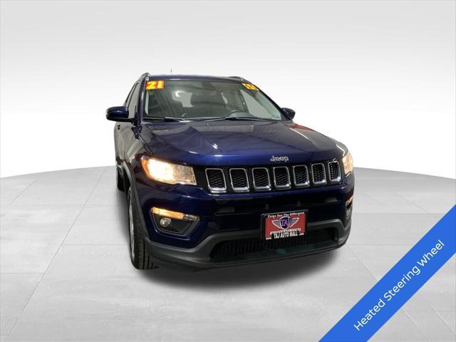 used 2021 Jeep Compass car, priced at $19,333