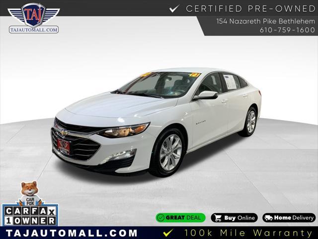 used 2022 Chevrolet Malibu car, priced at $16,933