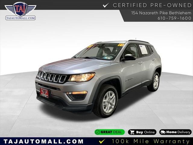 used 2018 Jeep Compass car, priced at $14,477