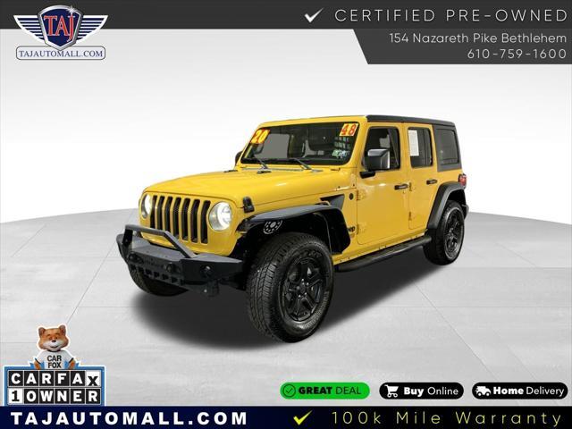 used 2020 Jeep Wrangler Unlimited car, priced at $25,995