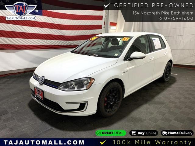 used 2016 Volkswagen e-Golf car, priced at $10,555
