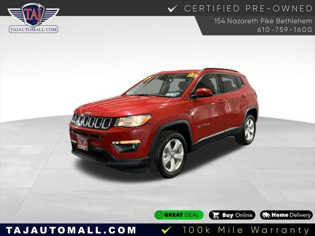 used 2019 Jeep Compass car, priced at $18,677