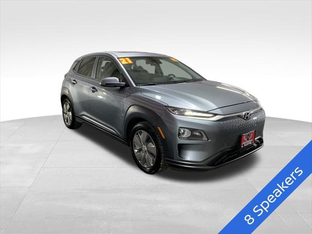 used 2021 Hyundai Kona EV car, priced at $18,855