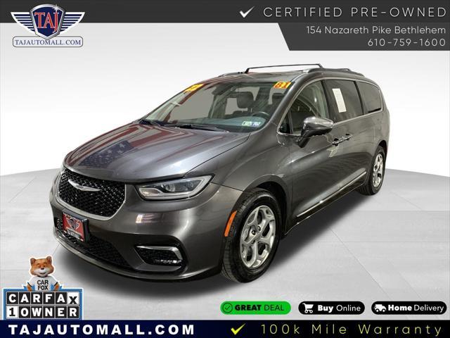 used 2022 Chrysler Pacifica car, priced at $21,955