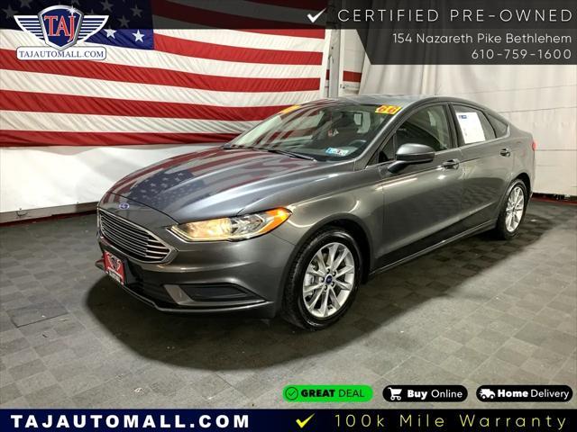 used 2017 Ford Fusion car, priced at $13,755