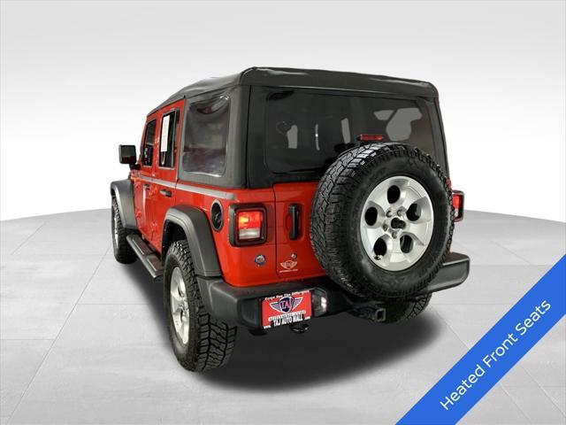 used 2021 Jeep Wrangler Unlimited car, priced at $25,977