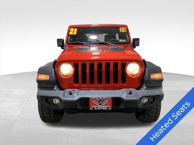 used 2021 Jeep Wrangler Unlimited car, priced at $25,977