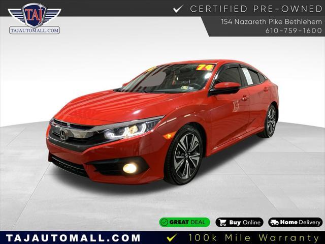 used 2018 Honda Civic car, priced at $16,955