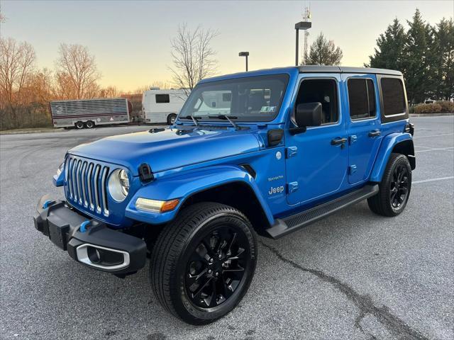 used 2022 Jeep Wrangler Unlimited 4xe car, priced at $36,950