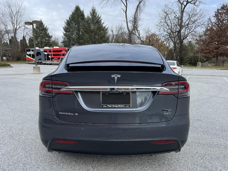 used 2018 Tesla Model X car, priced at $34,500