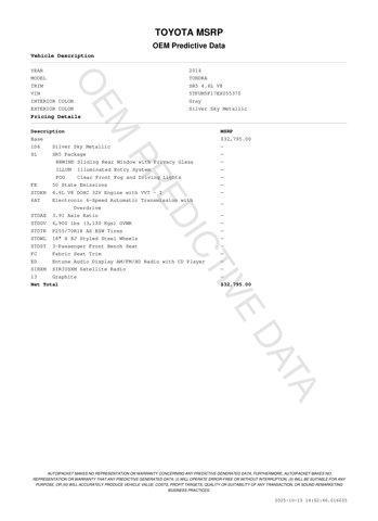 used 2014 Toyota Tundra car, priced at $22,344