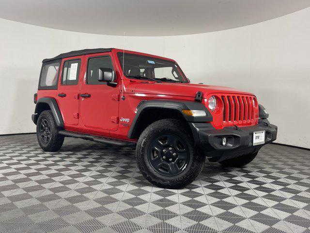 used 2018 Jeep Wrangler Unlimited car, priced at $19,971