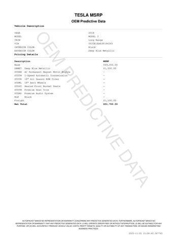 used 2018 Tesla Model 3 car, priced at $18,443