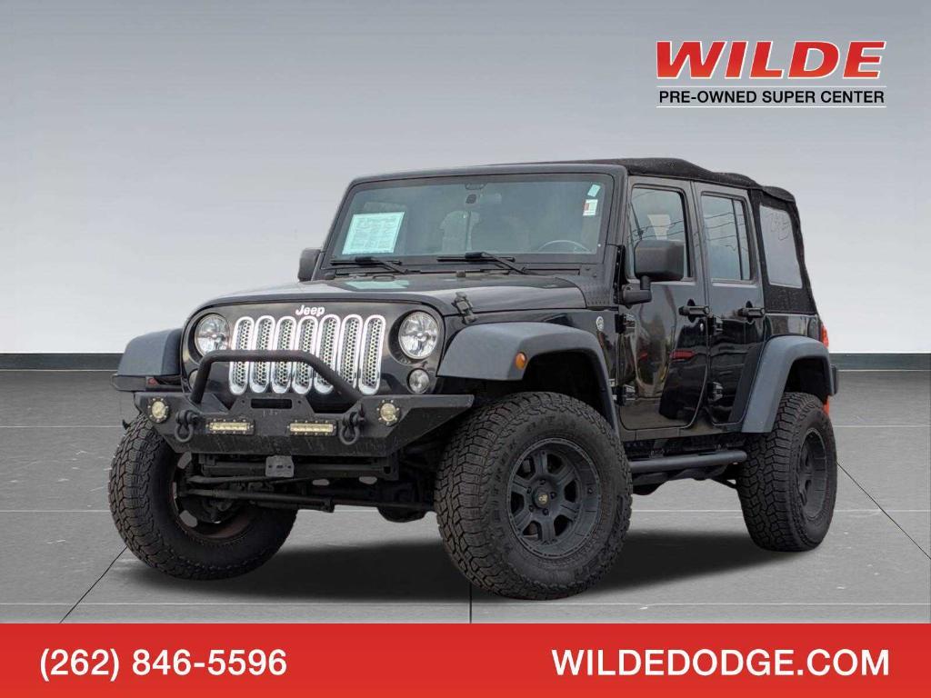 used 2016 Jeep Wrangler Unlimited car, priced at $17,499