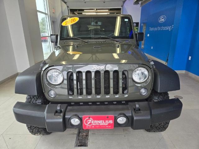 used 2016 Jeep Wrangler Unlimited car, priced at $22,668