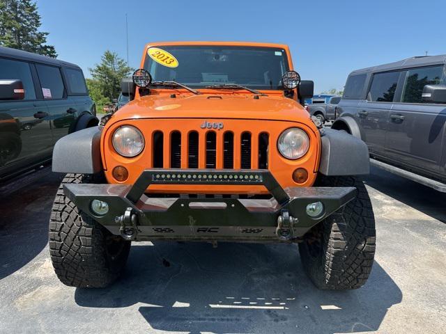 used 2013 Jeep Wrangler Unlimited car, priced at $16,450