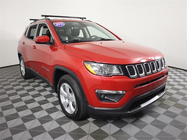 used 2021 Jeep Compass car, priced at $17,197