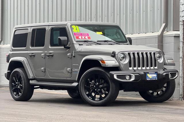 used 2021 Jeep Wrangler Unlimited car, priced at $33,921