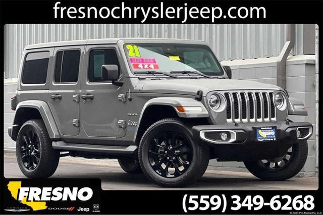 used 2021 Jeep Wrangler Unlimited car, priced at $33,921