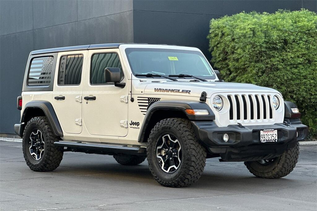 used 2022 Jeep Wrangler Unlimited car, priced at $29,137