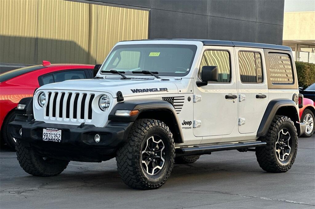 used 2022 Jeep Wrangler Unlimited car, priced at $29,137