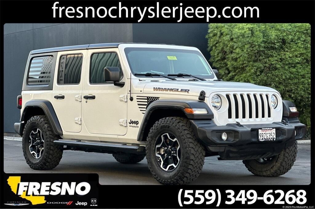 used 2022 Jeep Wrangler Unlimited car, priced at $29,137
