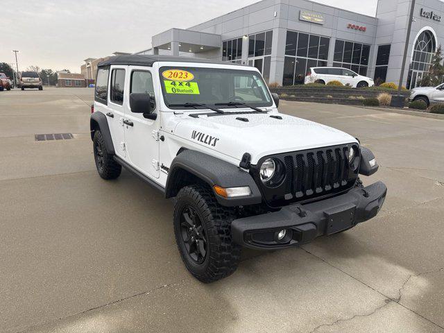 used 2023 Jeep Wrangler car, priced at $34,505