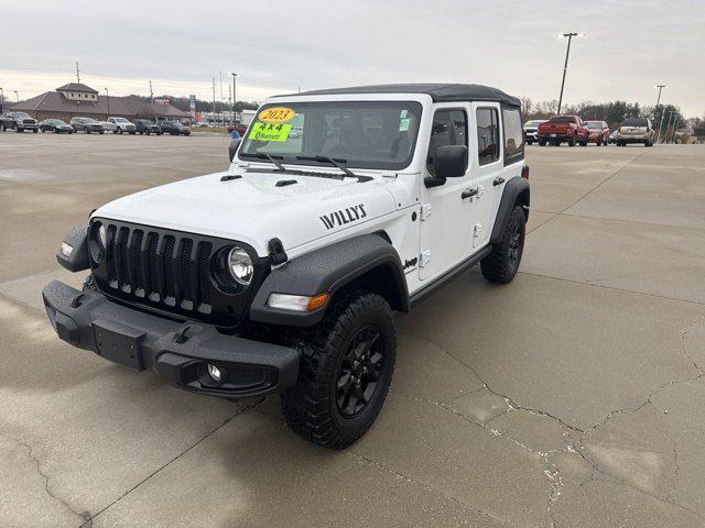 used 2023 Jeep Wrangler car, priced at $34,123