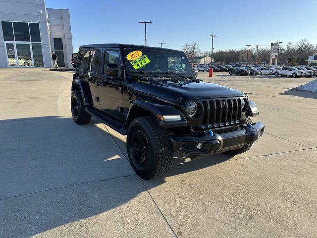 used 2021 Jeep Wrangler Unlimited 4xe car, priced at $30,899