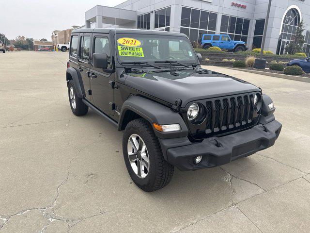 used 2021 Jeep Wrangler Unlimited car, priced at $33,900