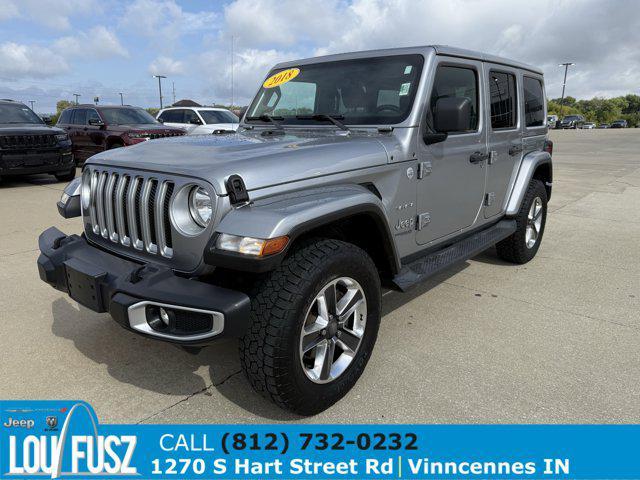 used 2018 Jeep Wrangler Unlimited car, priced at $26,553