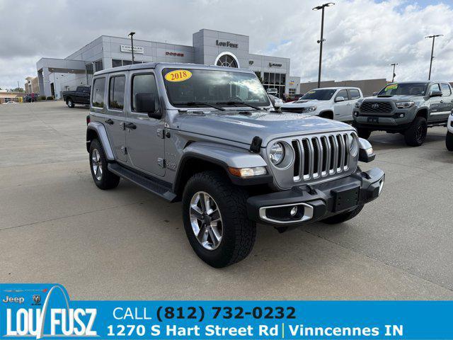 used 2018 Jeep Wrangler Unlimited car, priced at $26,553