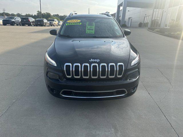 used 2016 Jeep Cherokee car, priced at $12,990