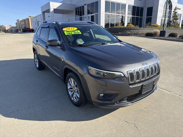 used 2021 Jeep Cherokee car, priced at $21,898