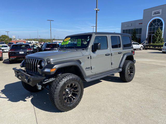 used 2020 Jeep Wrangler Unlimited car, priced at $32,787